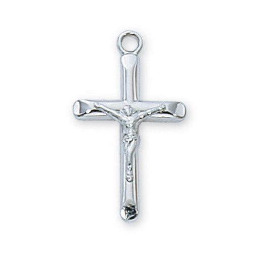 Sterling Silver Crucifix in 18" Chain
