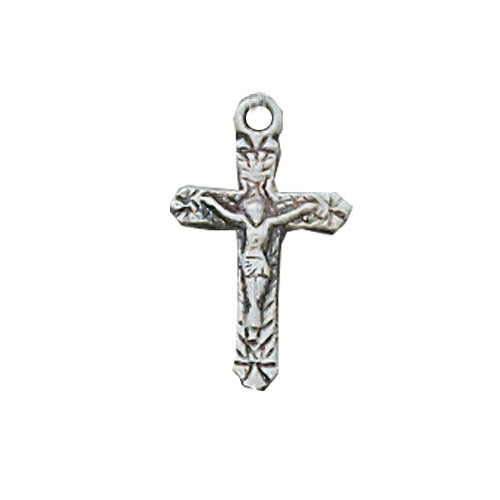 Sterling Silver Crucifix w/ 13" Chain Crucifix Crucifix Symbolism Catholic Crucifix items