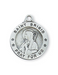 Sterling Silver St. Brigid Medal w/ 18" Rhodium Chain Sterling Silver St. Brigid Medal Sterling Silver St. Brigid necklace