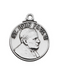 Sterling Silver St. John Paul II Medal w/ 20" Chain Holy Medals Holy Medal Necklace Medals for Protection Necklace for Protection