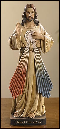 8" Divine Mercy Toscana Statue Toscana 8" Statue - Divine Mercy Divine Mercy of Jesus