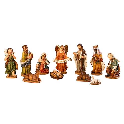3.5" H Figurine - Nativity Set | 11 Pieces Set