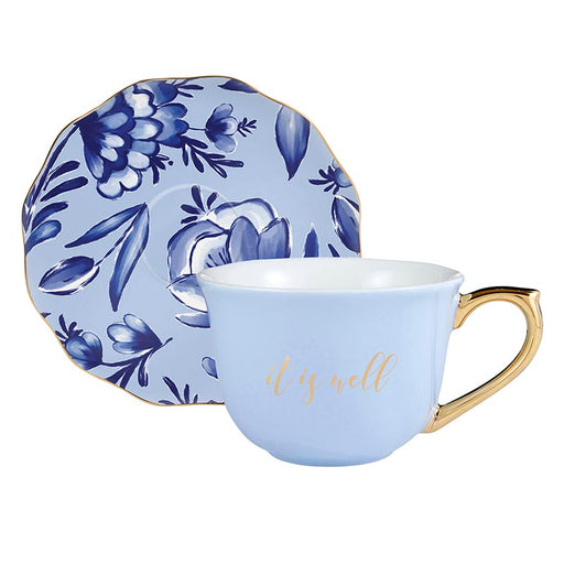 Tea Cup & Saucer - It is Well