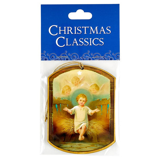 The Baby In The Manger Christmas Ornament - 6 Pieces Per Package Christmas Gift Christmas Season Decor Christmas Celebration Christmas Symbols
