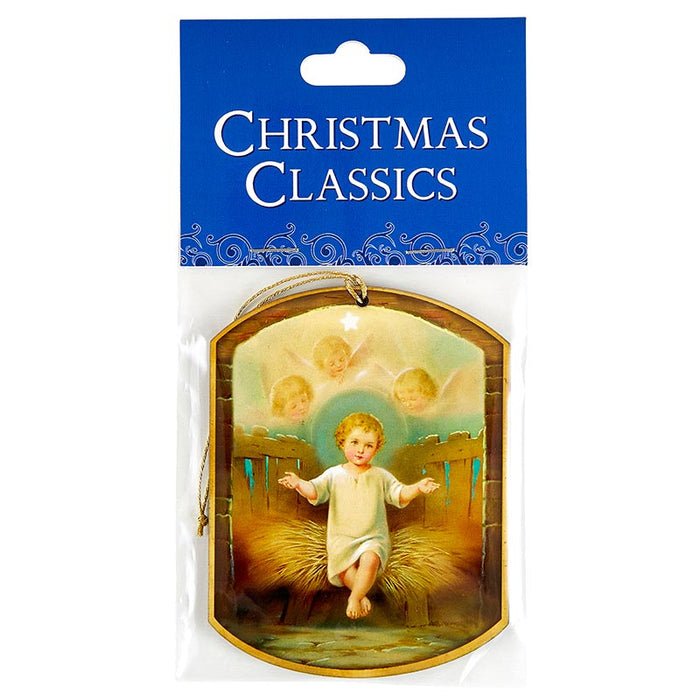 The Baby In The Manger Christmas Ornament - 6 Pieces Per Package Christmas Gift Christmas Season Decor Christmas Celebration Christmas Symbols