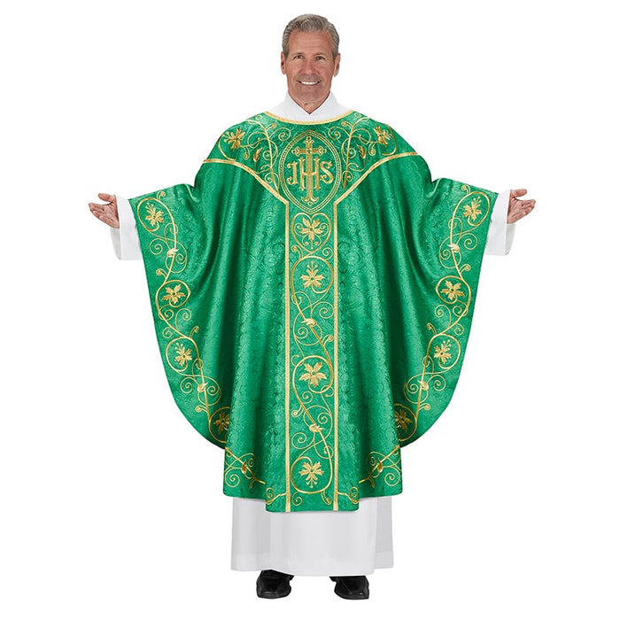 The Floreale Gothic Style Chasuble with Cowl Collar