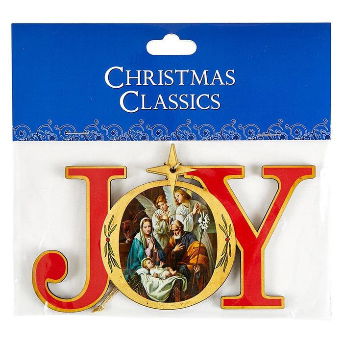Adornos navideños The Star Of Joy - 6 piezas por paquete