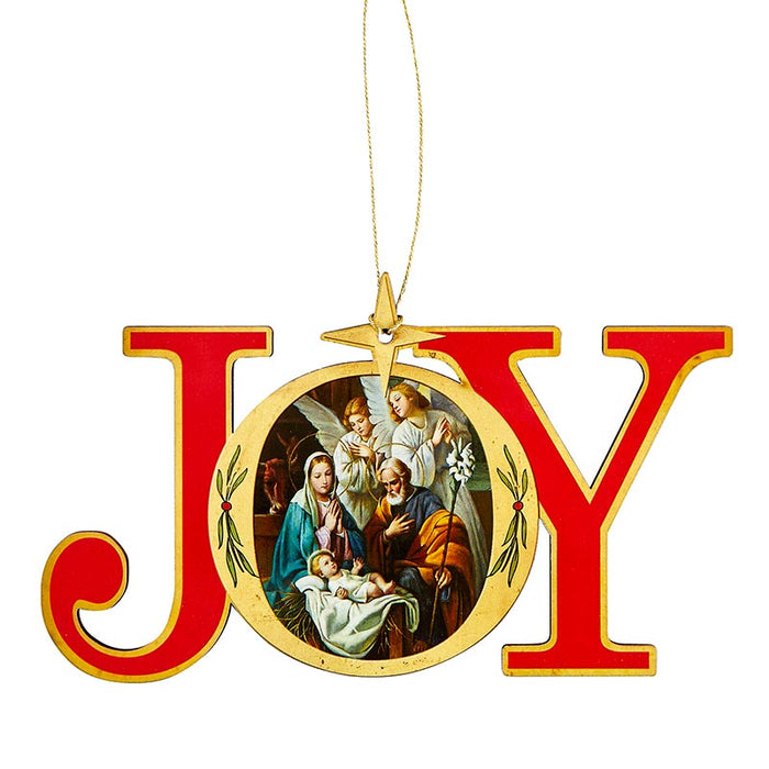 Adornos navideños The Star Of Joy - 6 piezas por paquete