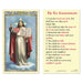 The Ten Commandments Laminated Holy Card - 25 Pieces Per Package