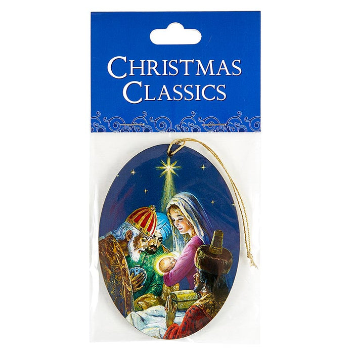 Adorno navideño de los Reyes Magos - 1 pieza por paquete