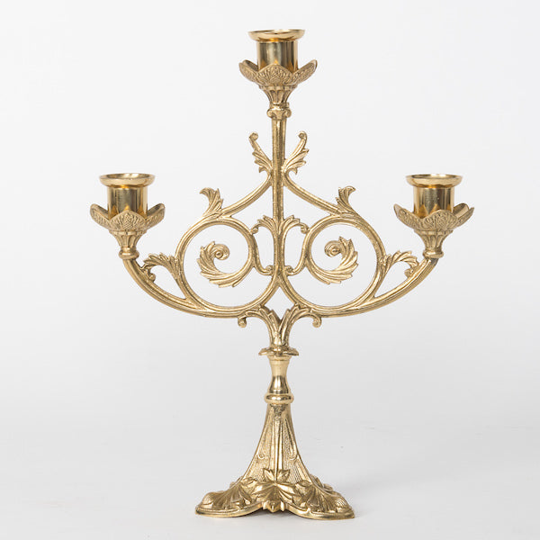 Candelabro de tres luces