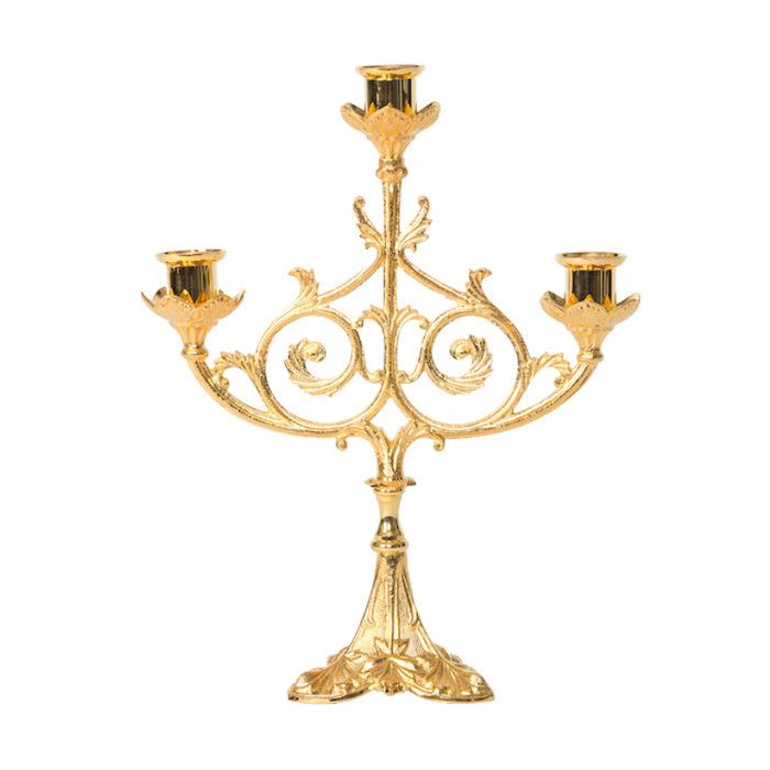 Candelabro de tres luces