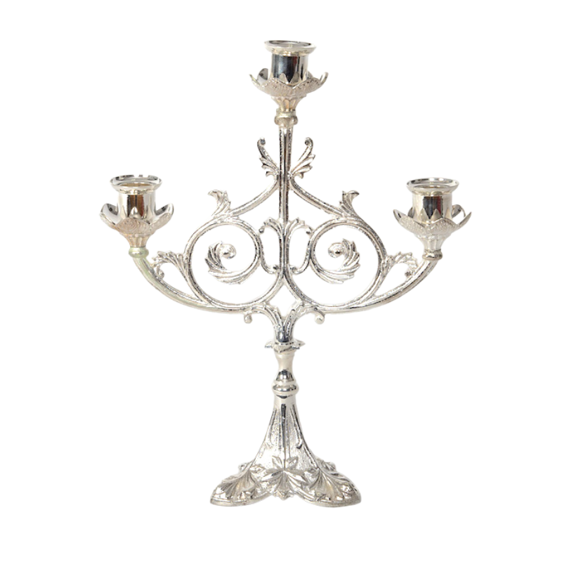 Candelabro de tres luces
