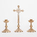 Traditional Altar Crucifix Traditional Altar Cross with Silver Plated corpus and INRI