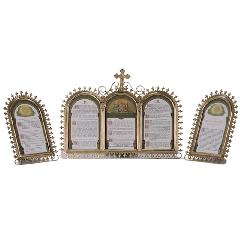 Conjunto de tarjetas de misa tradicional