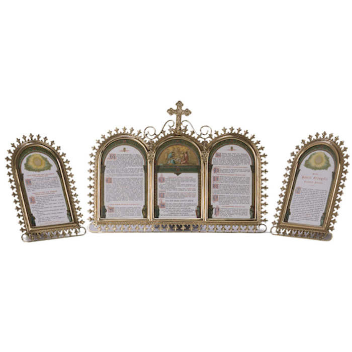 Conjunto de tarjetas de misa tradicional