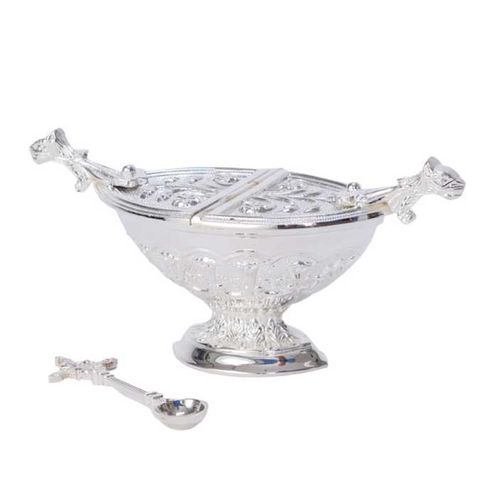 Traditional Church Incense Boat and Spoon