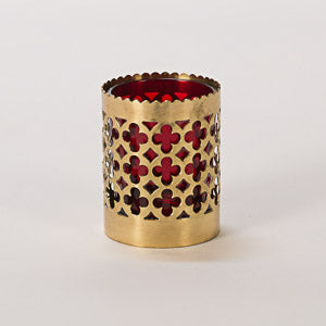 Traditional Solid Brass Votive Candle Holder Traditional Church or Chapel Votive Candle in Solid Brass