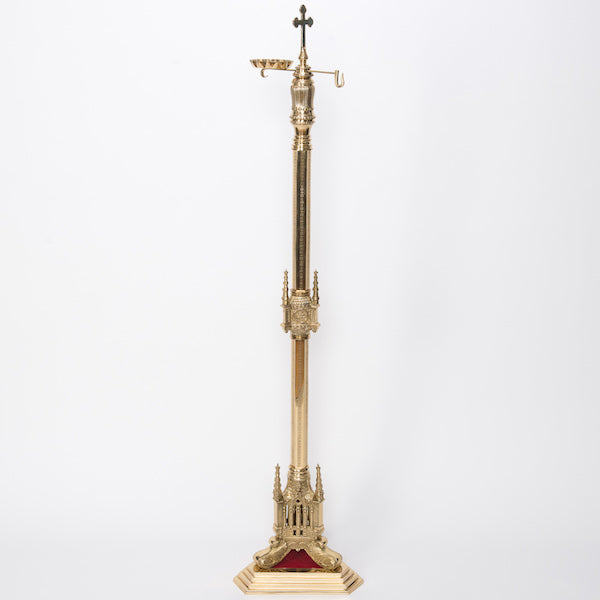 Traditional Gothic Brass Censer Stand