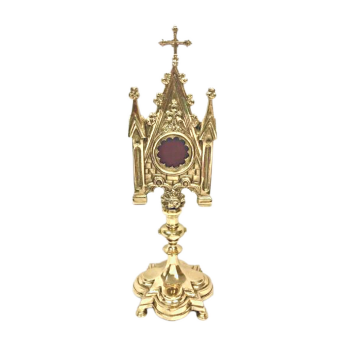Traditional Gothic Brass Reliquary