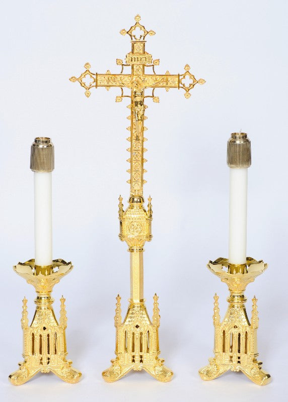 Traditional Gothic Style Altar Crucifix