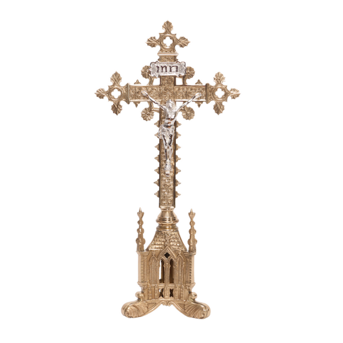 Traditional Gothic Style Short Altar Crucifix