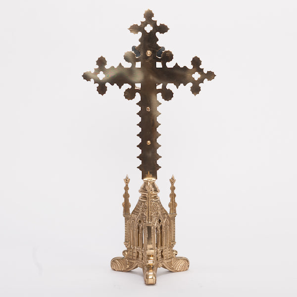 Traditional Gothic Style Short Altar Crucifix