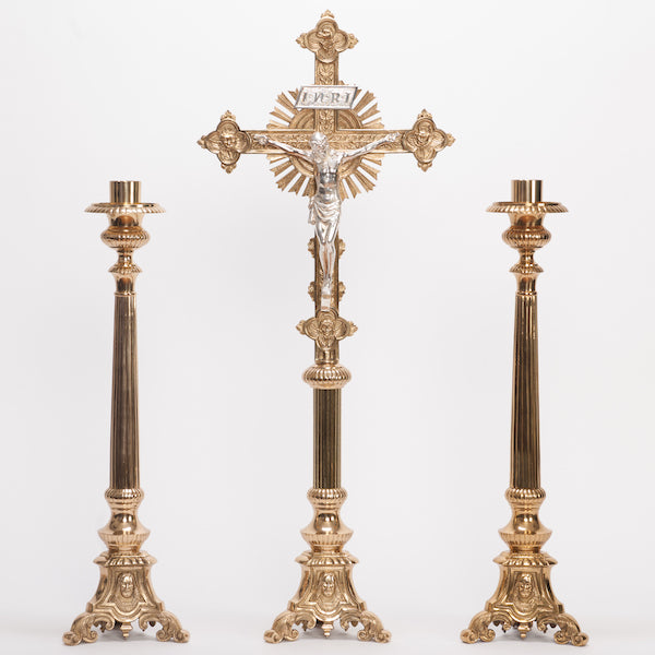 Traditional Holy Family Altar Candlestick