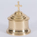 Traditional Host Eucharist Box Brass