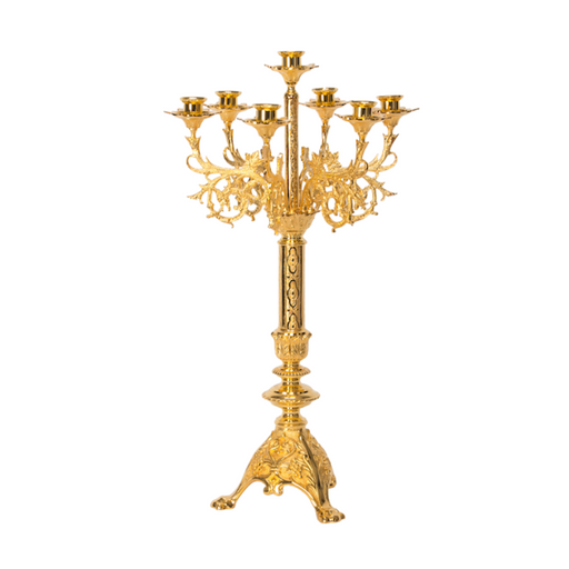 Traditional Seven Branch Cathedral Candelabra Cathedral 7 Light Candelabra