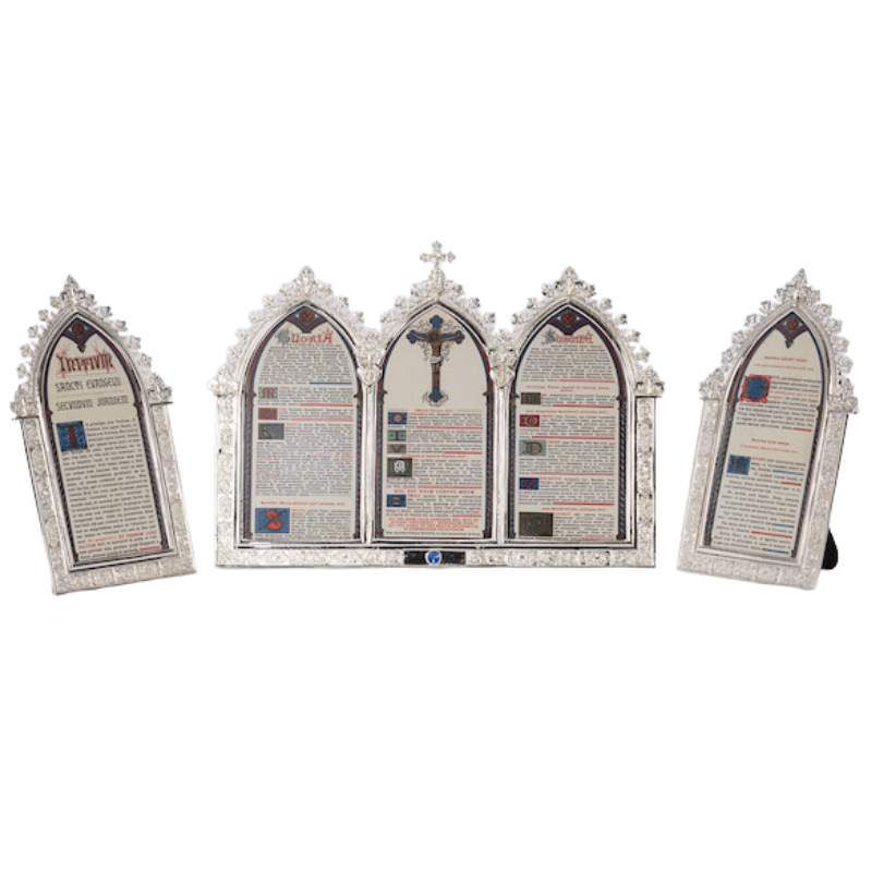 Traditional Latin Mass Cards Traditional Latin Mass Cards (Set of 3) with fold out leg to stand up cards.
