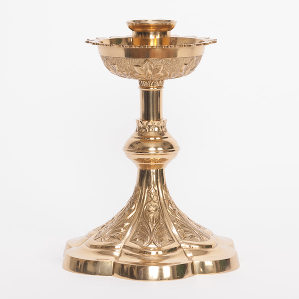 Traditional Solid Brass Altar Candlestick