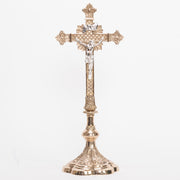 Traditional Vintage Style Solid Brass Altar Crucifix Vintage Style Solid Brass Church Altar Cross