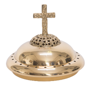 Traditional European Solid Brass Sanctuary Lamp Smoke Cap  Traditional European Church Sanctuary Lamp Smoke Cap in Solid Bras