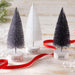 Tree Tops Glisten Holiday Bottle Brush Tree Set