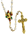 Christmas Rosary with 8mm Crystal Beads