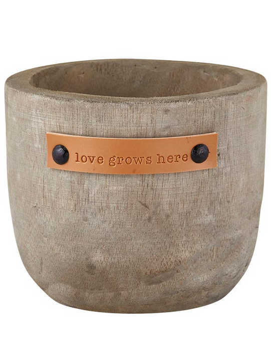 Wood Planter - Love Grows Here