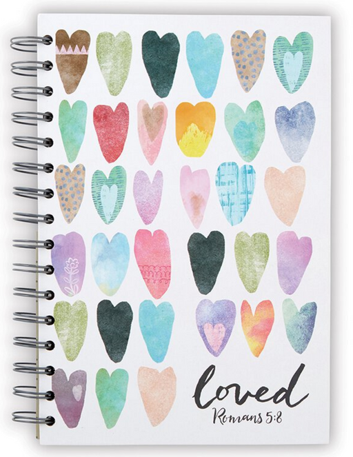 Loved Journal Hearts Journal Colorful Journal Adorable Journal Love Hearts Journal