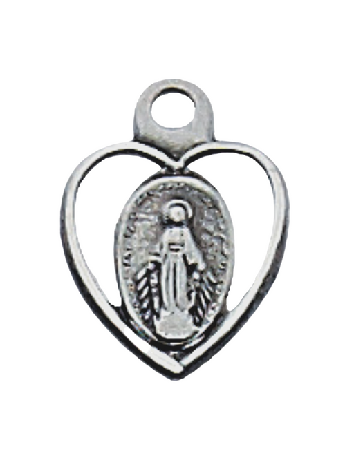 hearts necklace heart necklace simple heart necklace stunning heart necklace Our Lady of the Miraculous Medal necklace