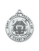 Pewter St. Michael Coast Guard Medal with 24" Silver Tone Chain Pewter St. Michael Coast Guard Medal Pewter St. Michael Coast Guard Necklace