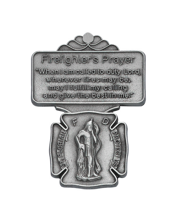 Firefighter St. Florian Visor Clip  St. Florian Visor Clip  Military Protection Armed Forces Protection Armed Forces Guidance