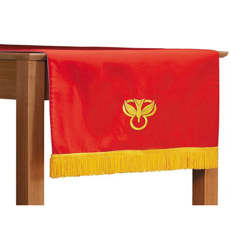 80" L Red Table Runner with Fringe Red Table Runner with Fringe Table Runner with Fringe Pentecost  Table Runner with Fringe  Red pentecost  Table Runner with Fringe  