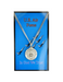 St. Michael Air Force Pewter medal with 24" silver tone chain a perfect gift for protection gift of your brother father family and friends for their birthday christmas holidays or any celebrations