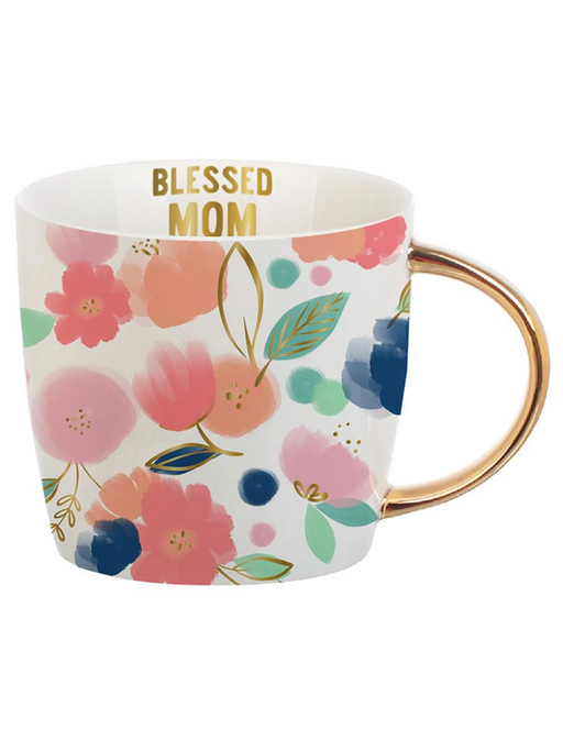 Ceramic Mug - Blessed Mom Mother's Day Gift Birthday Gift for Mom Gift for Wife Inspirational Gift Catholic Gift Christmas Gift