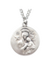 Pewter Our Lady of Perpetual Help Medal wOur Lady of Perpetual Help symbols Our Lady of Perpetual Help present Our Lady of Perpetual Help gifts ith 18" Chain  Our Lady of Perpetual Help necklace