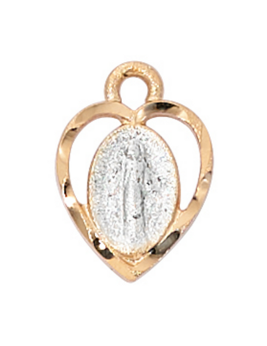 Rose gold sales miraculous medal necklace