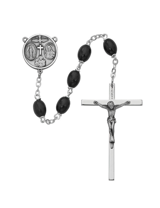 Sterling Silver Blackwood Rosary Rosary Gifts for Catholic Gifts Catholic Presents Rosary Gifts