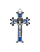 Blue St. Benedict Crucifix with 20" L Chain Blue St. Benedict Crucifix Medal Blue St. Benedict Crucifix Necklace