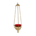 Hanging Sanctuary Lamp with Ruby Glass Sanctuary Lamp Ornate Altar Sanctuary Lamp Sanctuary Lamp with globe Traditional Sanctuary Lamp