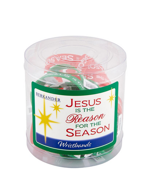 Jesus Is The Reason Silicone Bracelets Jesus Is The Reason Bracelets Jesus Is The Reason Silicone Christmas Bracelets